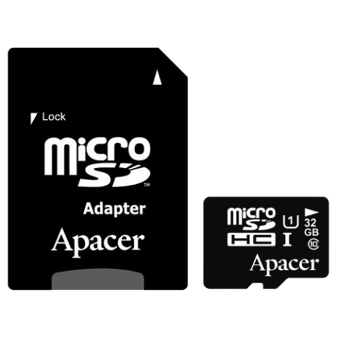 MICRO SD ME ADATPER APACER | 32GB UHS-I CLASS10 85MB/S AP32GMCSH10U1-R 