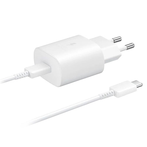 MBUSHES SUPER FAST CHARGING SAMSUNG EP-TA800XWEGWW | 25W TYPE-C/TYPE-C 1M WHITE