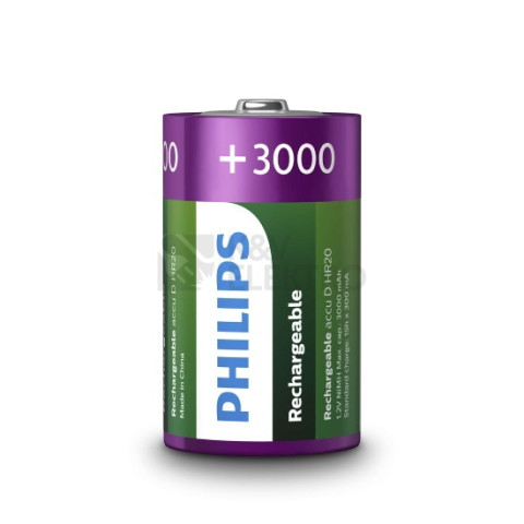 Bateri Philips R20B2A300/10 | Rechargeable D / 2