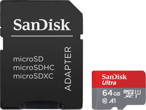 Micro Sd Sandisk Ultra | 64Gb Uhs-I Class10 100Mb/S Me Adatper Sdsquar-O64G-Gn6Ma