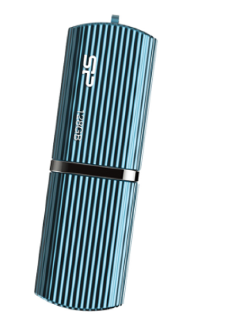 Usb Drive Silicon Power Marvel M50 | 128Gb Usb 3.2 Aqua Blue