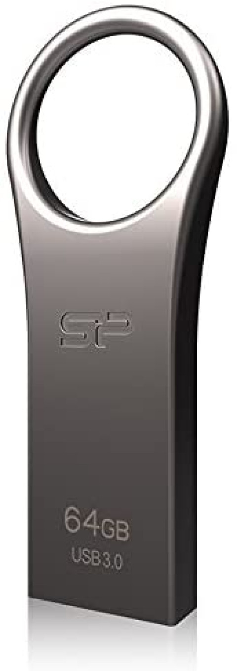 Usb Drive Silicon Power Jewel J80 | 64Gb Usb 3.2 Shock/Waterproof Silver
