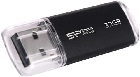 Usb Drive Silicon Power Ultima U02 | 32Gb Usb 2.0 Black