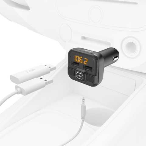 Fm Modulator Hama 14163 | Aux Usb Black 2