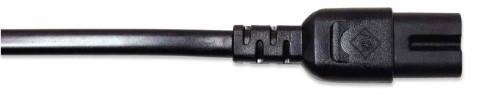 Furnizues Rryme Manhattan 339100 | 2-Pin 1.8M Black
