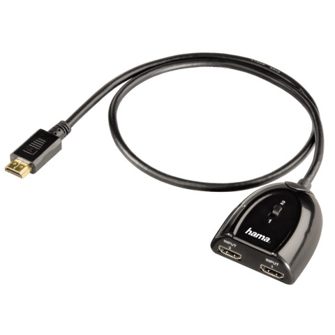 HDMI SWITCH HAMA 42553 | 2-PORTS BLACK