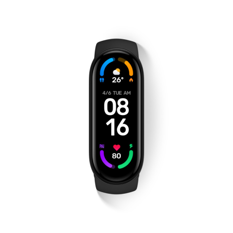 Ore Smart Mi Band 6 233300  | 1.56" Bluetooth Amoled 125Mah Black