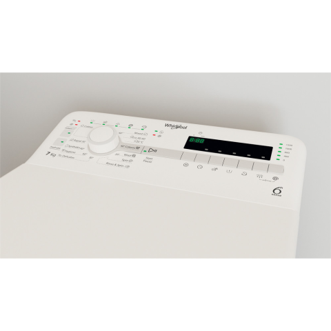 RROBALARËSE WHIRLPOOL TDLR 7220SS EU/N 7KG 1200 RPM ME HAPJE NGA LARTE