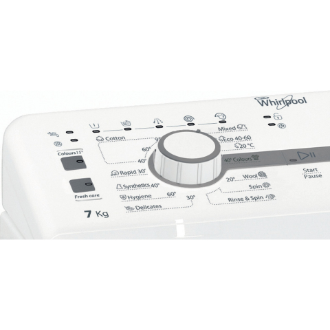 RROBALARËSE WHIRLPOOL TDLR 7220SS EU/N 7KG 1200 RPM ME HAPJE NGA LARTE