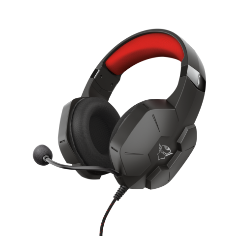 KUFJE GAMING TRUST CARUS GXT 323 | MIC BLACK/RED