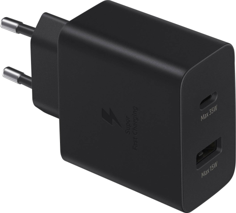 MBUSHES FAST CHARGING SAMSUNG EP-TA220NBEGEU | 35W TYPE-C & USB-A