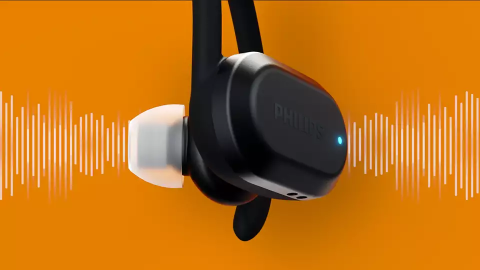 KUFJE BUDS PHILIPS TAA7306BK/00 | WIRELESS SPORT IPX5 MIC IN-EAR UV CLEANING BLACK