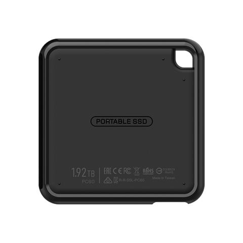 PORTABLE SSD SILICON POWER PC60 | 240GB 3.2 TYPE-C 550MB/s BLACK