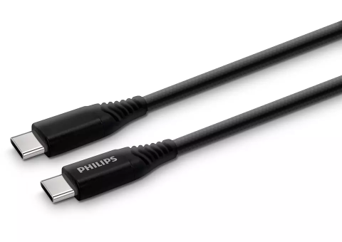 KABLLO FAST CHARGING PHIIPS DLC5206C/00  | USB-C/TYPE-C 2M 15W BLACK