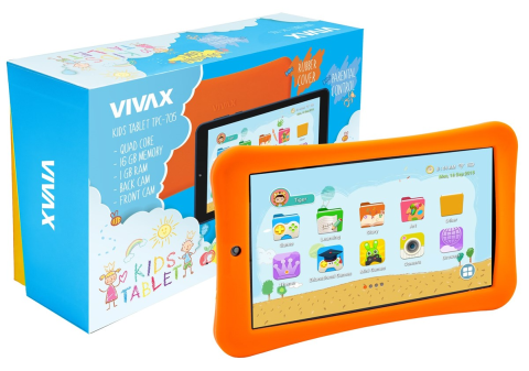 TABLET VIVAX TPC-705 KIDS | 7" QUAD QORE 1/16GB 2100MAH