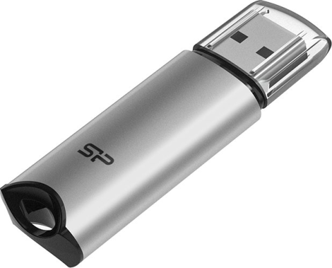 USB DRIVE SILICON POWER MARVEL M02 | 32GB USB 3.2 SILVER