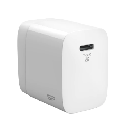 MBUSHES FAST CHARGING SILICON POWER QM10 | 18W TYPE-C/LIGHTNING WHITE