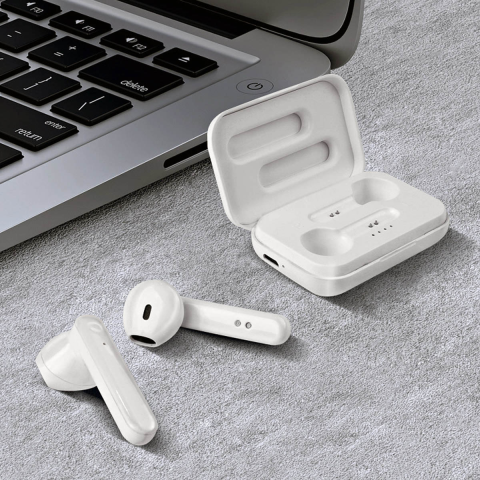 KUFJE BUDS PLATINET PM1040W | BLUETOOTH 4HRS WHITE