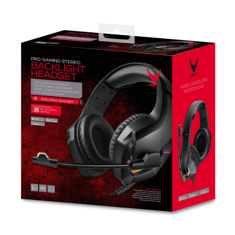 KUFJE GAMING VARR VH8050 | RGB MIC BLACK