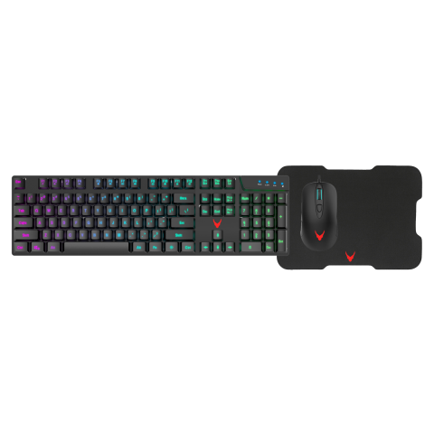 SET GAMING VARR CHERRY VSETKMP01 | KEYBOARD MOUSE MOUSE-PAD BLACK