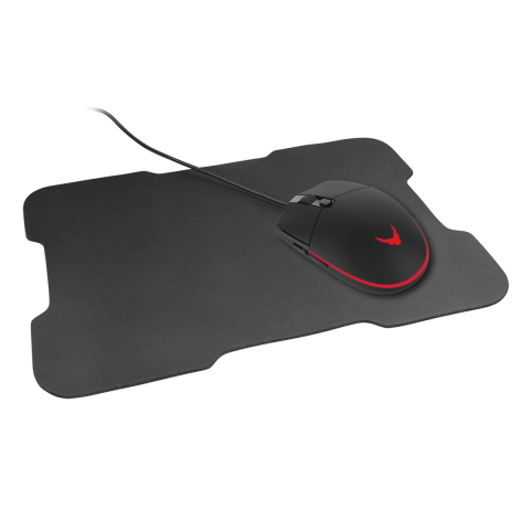 SET GAMING VARR CHERRY VSETMPX5 | MOUSE MOUSE-PAD BLACK
