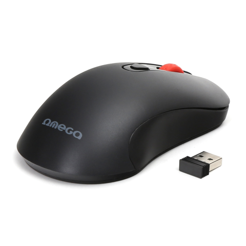 MOUSE OMEGA OM0520WB | WIRELESS 1600DPI BLACK