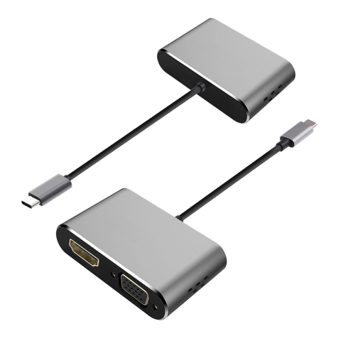 DOCKING STATION PLATINET PMMA9832 | TYPE-C/HDMI VGA