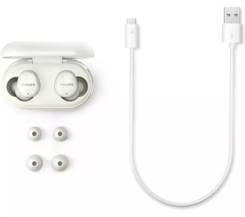 KUFJE BUDS PHILIPS TAT4556WT/00 | WIRELESS ANC MIC IN-EAR WHITE