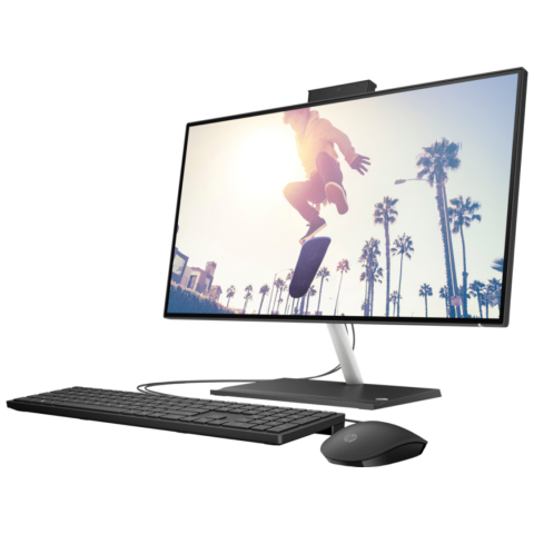 PC AIO HP 24-CK0005NH I5-1235U UP TO 4.4 GHZ 23.8" FHD | 8GB RAM 256GB SSD INTEL IRIS X GRAPHICS BLA