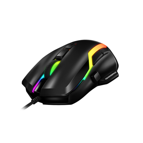MOUSE GAMING HUZARO HZ-SHOT 3.0 | 9D 12000DPI RGB  I ZI