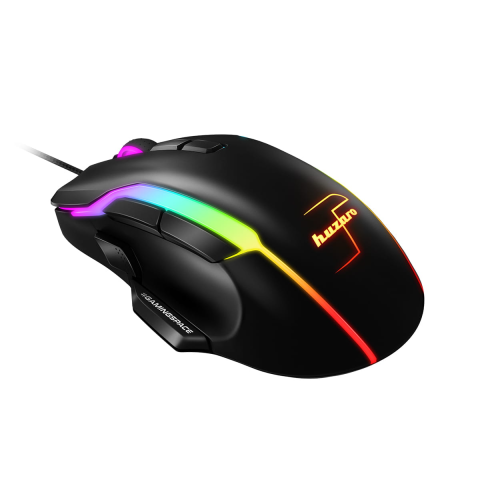 MOUSE GAMING HUZARO HZ-SHOT 3.0 | 9D 12000DPI RGB  I ZI