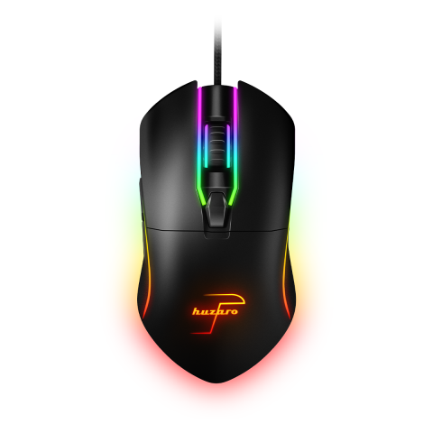 MOUSE GAMING HUZARO HZ-SHOT 1.5 | 6D 10000DPI RGB  I ZI