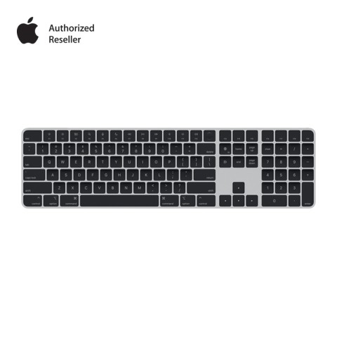 Apple Magic Keyboard (2022) w Touch ID and Numeric Keypad - Black Keys