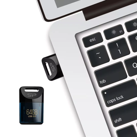 USB DRIVE SILICON POWER JEWEL J06 | 64GB USB 3.2 WATERPROOF DARK BLUE