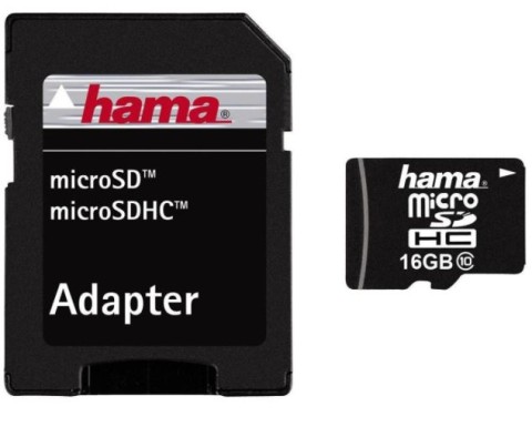 MICRO SD ME ADATPER HAMA 108088 | 16GB SDHC CLASS10