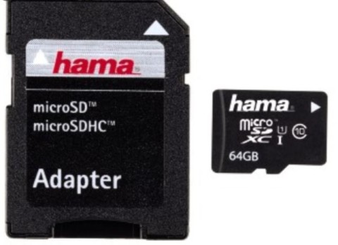 MICRO SD ME ADATPER HAMA 108077 | 64GB UHS-I CLASS10 22MB/S