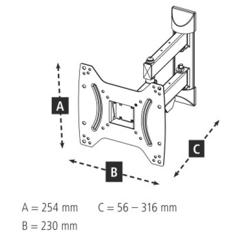 MBAJTESE TV HAMA 118101 | LEVIZESE 19"-48" 48KG