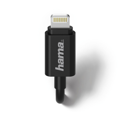 HAMA CAR CHARGER. LIGHTNING. 1 A. BLACK