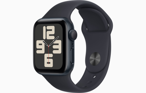 Apple Watch SE2 GPS 40mm Midnight Alu Case w Midnight Sport Band - S/M