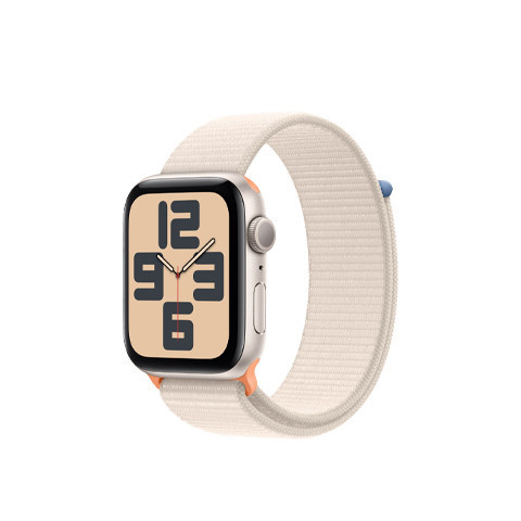 Apple Watch SE3 GPS 44mm Starlight Alu Case w Starlight Sport Loop