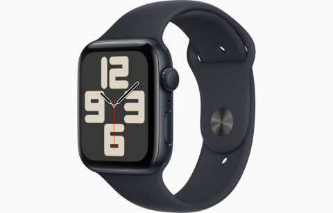 Apple Watch SE3 GPS 44mm Midnight Alu Case w Midnight Sport Band - S/M
