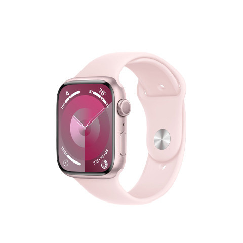 Apple Watch S9 GPS 45mm Pink Alu Case w Light Pink Sport Band - M/L