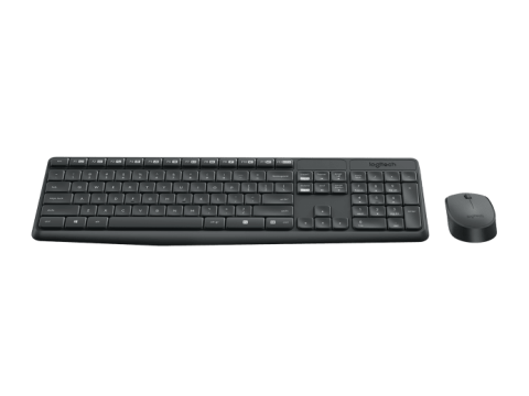 TASTIERE DHE MOUSE LOGITECH MK235 | WIRELESS 1000DPI 3D BLACK 