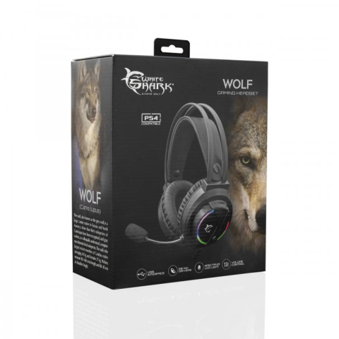 KUFJE GAMING WHITE SHARK  GH-2044 WOLF