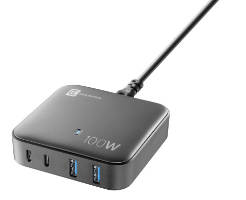 MBUSHES CELLULARLINE MULTIPOWER MAGNUS | 100W 4-PORTE TYPE-C USB-A I ZI