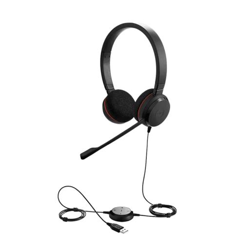 KUFJE JABRA EVOLVE 20 DUO | MIC ANC USB 