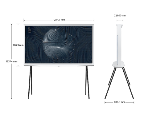 TELEVIZOR SAMSUNG THE SERIF QE55LS01BGUXXH | 55" QLED UHD 4K SMART TV TIZEN