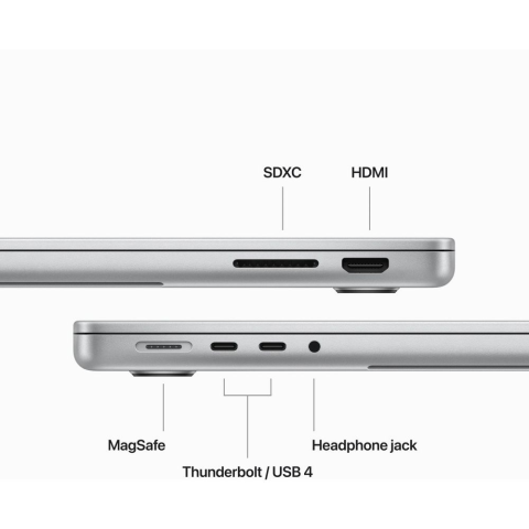 Apple MACBOOK PRO 14: SILVER/M3 8C/10C GPU/8GB/512GB-ZEE