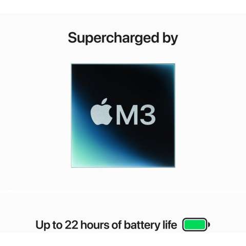 Apple MACBOOK PRO 14: SILVER/M3 8C/10C GPU/8GB/512GB-ZEE