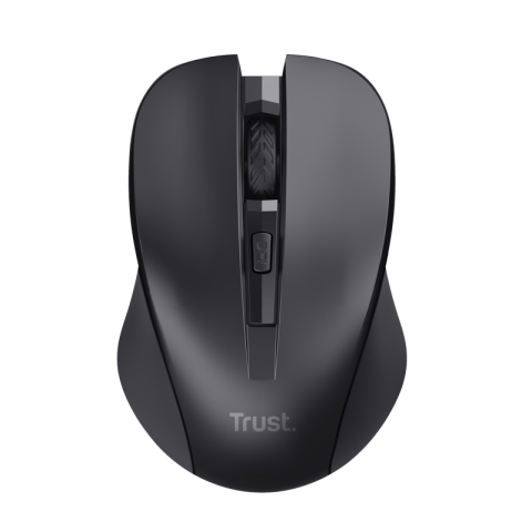 MOUSE TRUST MYDO SILENT CLICK | WIRELESS 2.4GHZ 1800DPI BLACK 